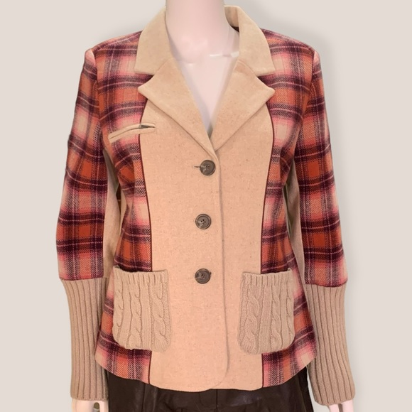 Sundance Jackets & Blazers - Sundance Jacket Plink Plaid Size 12 Petite